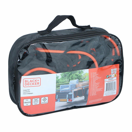 Towing net Black & Decker 1,6 x 2,5 m Black Plastic-0